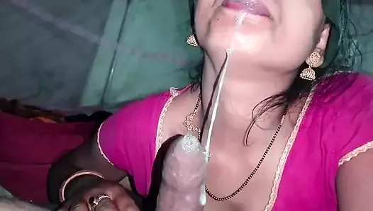 Cum in mouth 👄 Bhabhi Eating cum And  Banana Bangladesh