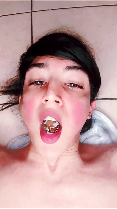 Sissy slut filled with piss