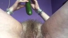 Hot and wet pussy need something big and cold