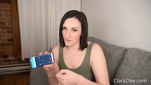 Breath holding metronome JOI game - Clara Dee