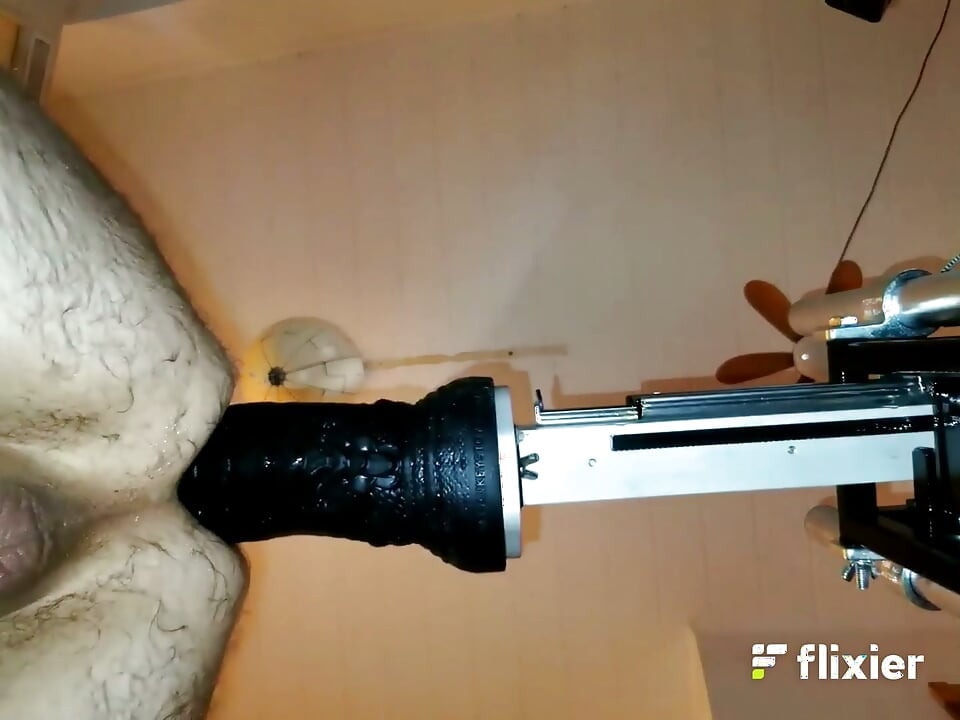 Mr. Hankey's Dragon Dildo Xl Full Insertion Doggy Anal Fucking Machine