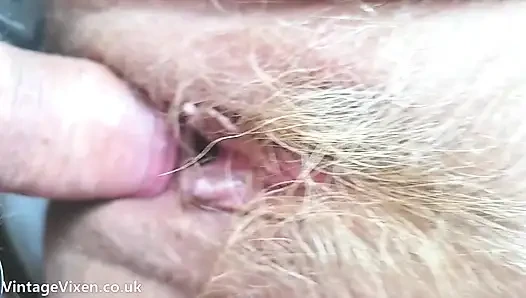 Cheating Slut Wife Permits Tiny Penis Cuck Husband to Fuck her Hairy Cunt While She Messages Lover for Real Sex