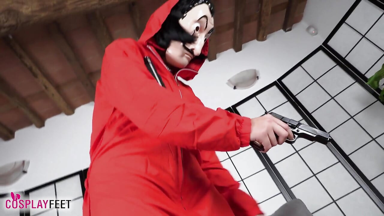 A Tattooed and Big Titted Babe Tokyo Posing Her Beautiful Looking Feet on the Couch