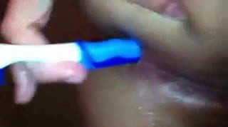 My GF anal bating for me