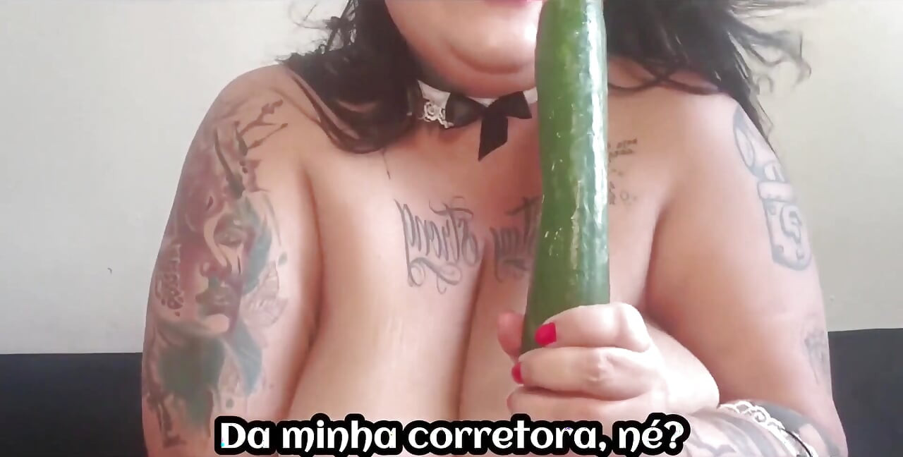 Eu decidi me tornar vegana e comi vegetais através da minha buceta - Mary Jhuana