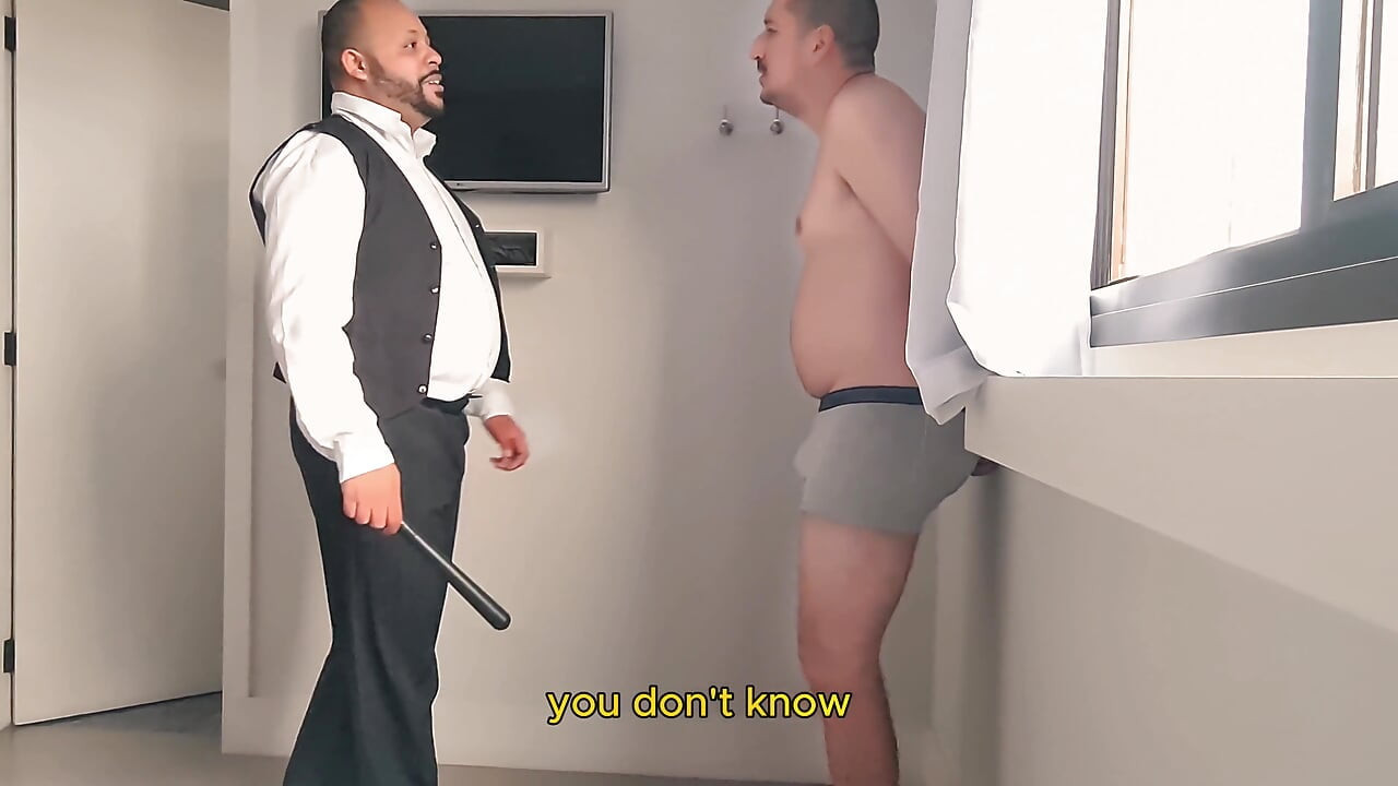 Bearzinho Black - the Debt Collector’s Bondage Interrogation