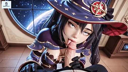 Genshin impact mona animasi seks anal dan nyepong kontol titjob kaki