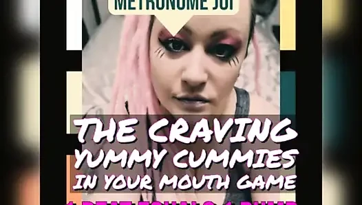 Metronome JOI mendambakan cummies saat kamu ngocok ke suaraku