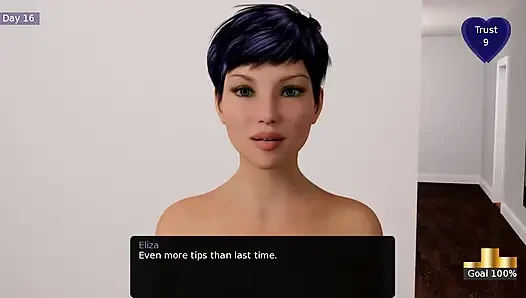 My new roommate: blowjob and facial cumshot on a web cam show ep 4