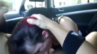 Horny Couple Fucking In Car