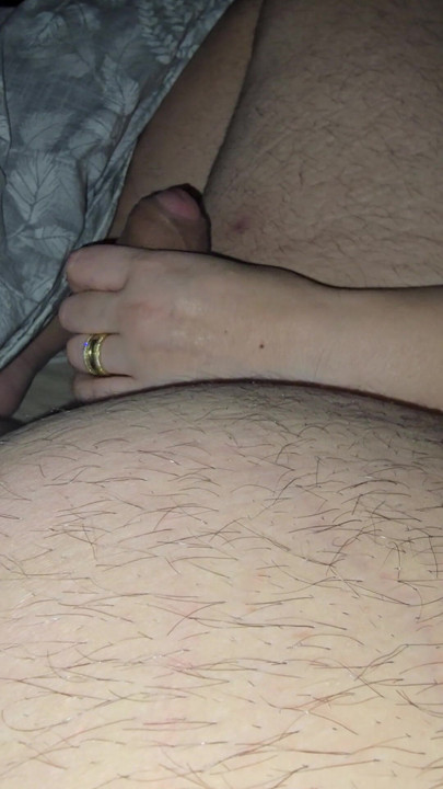 Sexy and hot step mom gives step son a perfect handjob after honeymoon | Clip 2