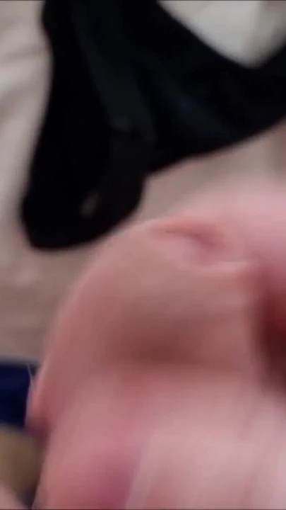 Powerful moment from "Found a stranger's Thong and String in the woods and covered them in my cum"