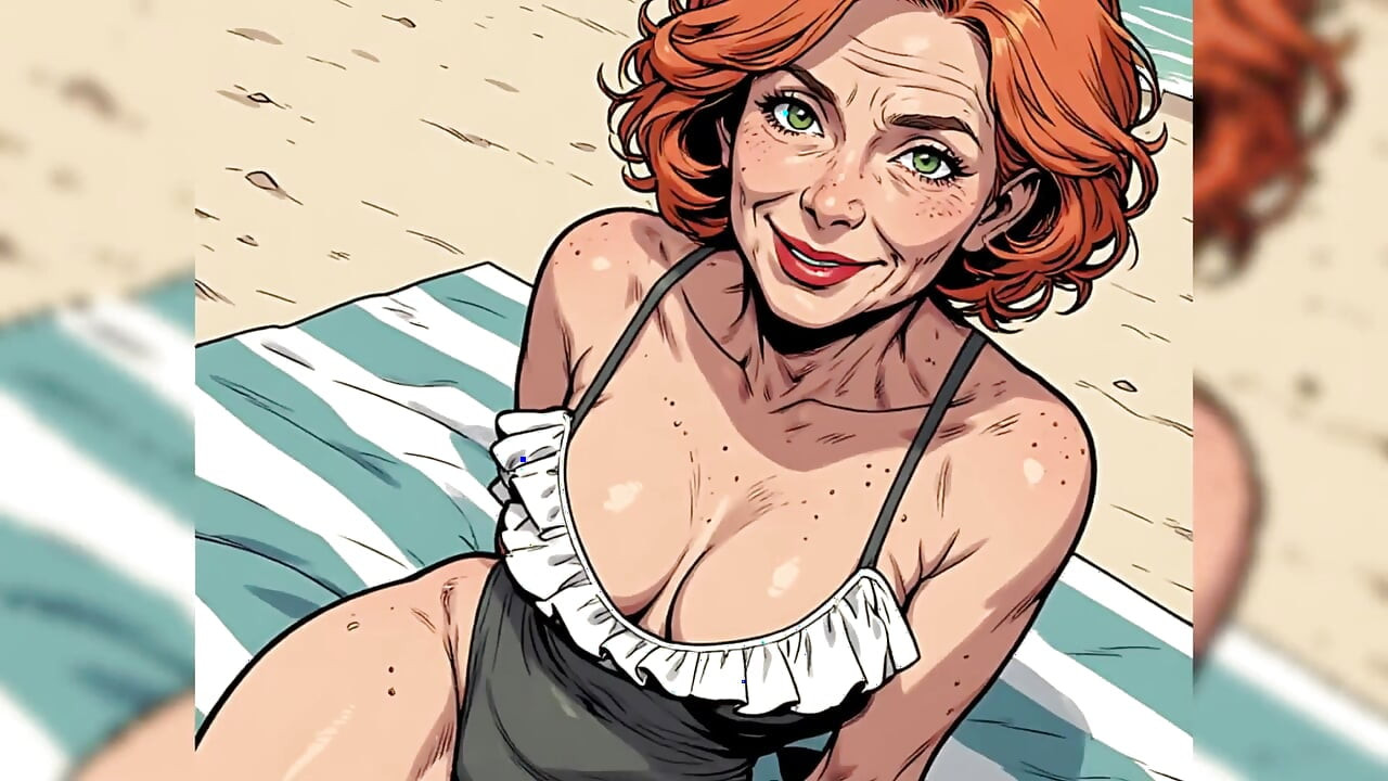 Revealing Swimsuits with Mature Cleavage (naughty Ai)