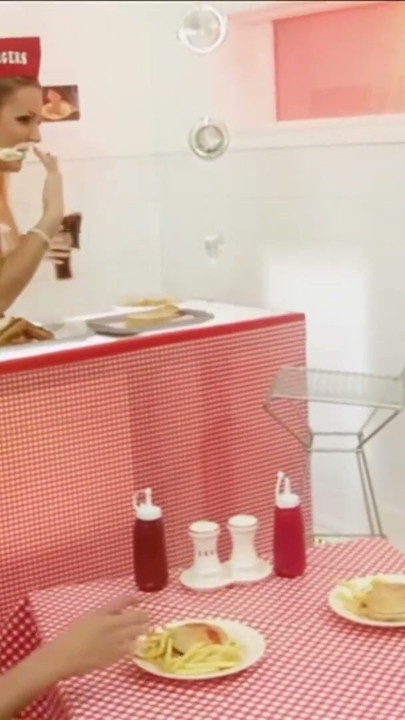Food fight in a restaurant turns into hardcore group sex | Clip 1