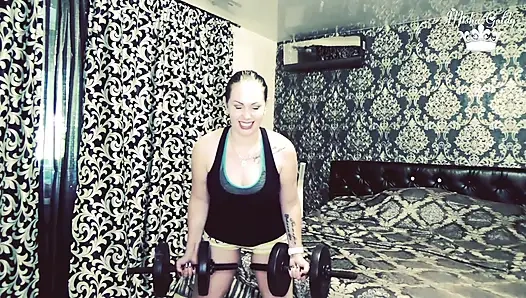 105 weight liftings repeats for biceps challenge!