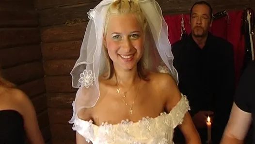 Gangbang with big busty bride Part 1