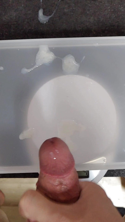 Korean big dick man's cum shot video
