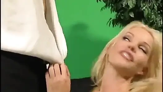 Gorgeous Tight Young Blonde Gets Drilled on the Couch, Gets a Facial