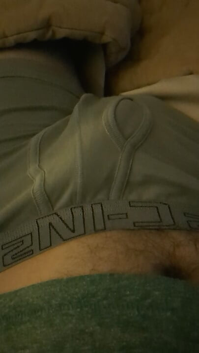 Humping and rubbing against my undies until I cum hands free