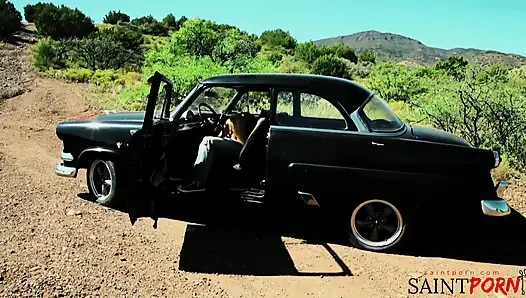 Monique Alexander Gets a Pussy Pounding in a Vintage Muscle Car