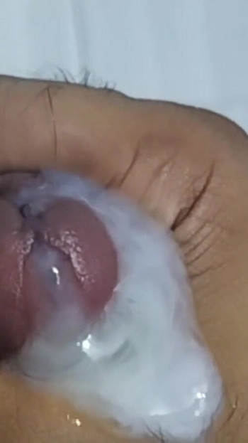 Memorable moment from "Handjob with cumshot in the bathroom during shower"