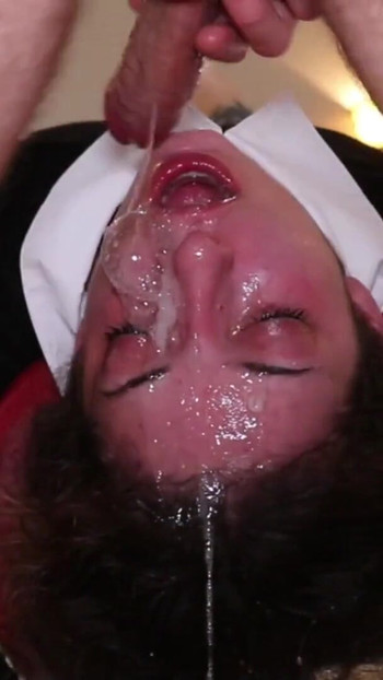 Wednesday Gets A Rough Facefuck Sloppy Deepthroat and Facial | Clip 1