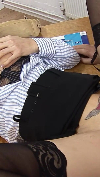 Must-see moment from "Fit Slim Big Boobs Office Matue Tanya Tate in Nylon Stockings caught and get Fucked"
