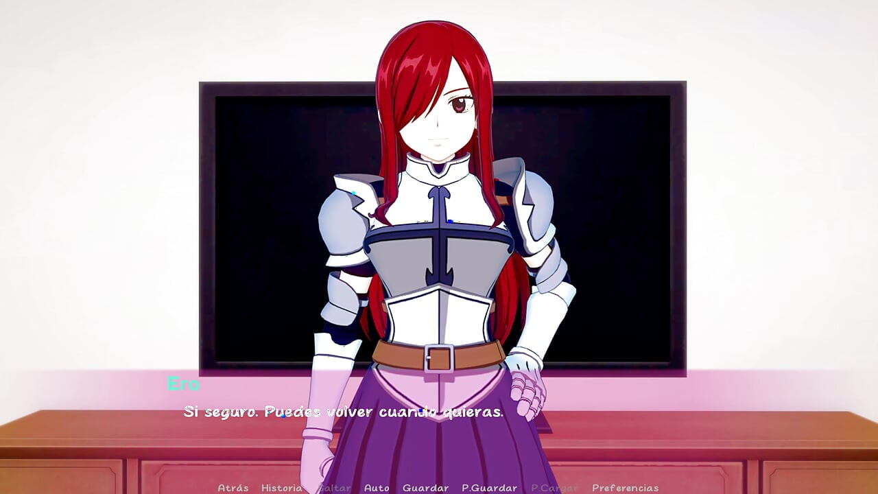 Waifu Saya Mahu Menjadi Bintang Lucah - Melakonkan Lucah dengan Erza yang Cantik