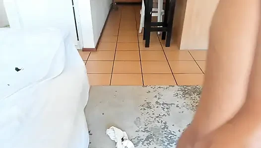Pantat besar menganga terbuka, lubang pantat close-up