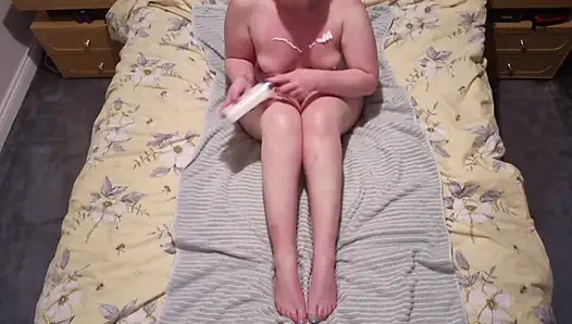 I Love Touching Myself and Rubbing Lotion All Over My Naked Body