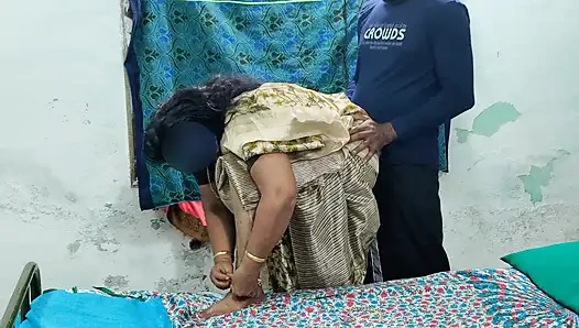 I rubbed my stepmother's private parts with my tongue and ejaculated during hot and rough anal sex.