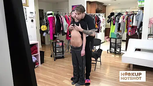 Bts - güzel Vera King sahne arkasında soyunuyor ve azdırılıyor!