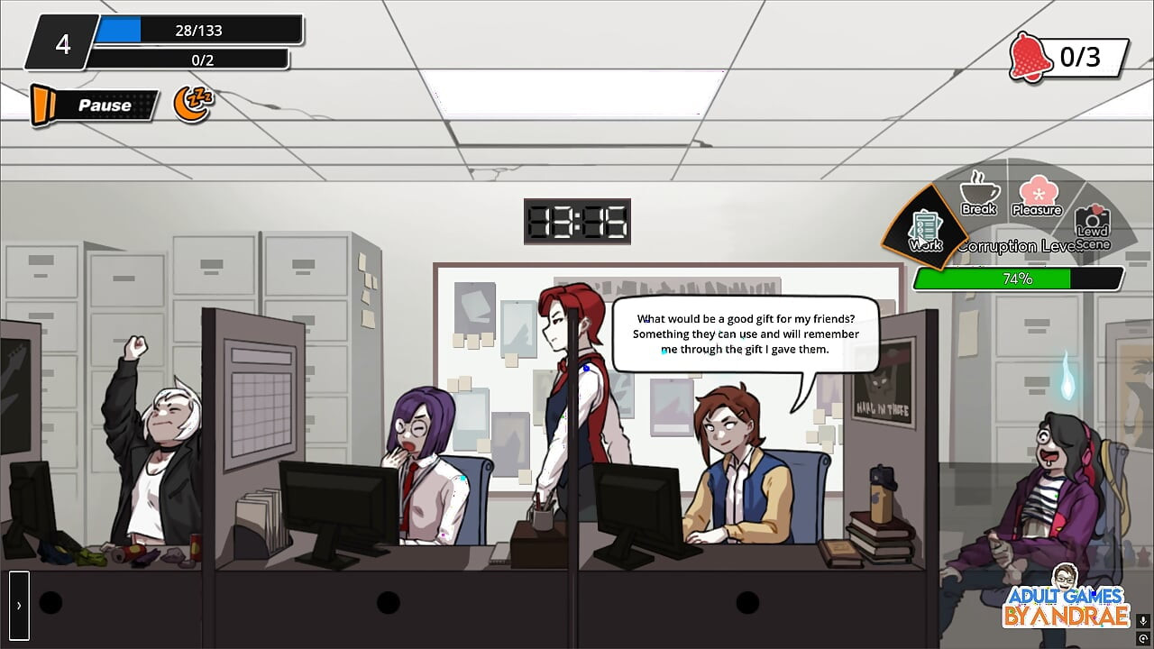 Femboy Ghost Gameplay Part 1 – Discreet Masturbation at Work
