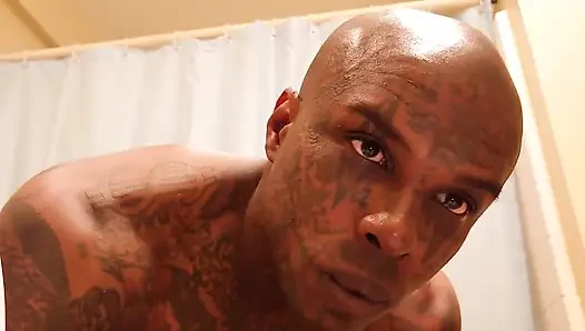 Big Black Cock Worship Hallelujah Johnson (Happy Feelings) Tall Dark Chocolate Muscles Tattoos Hairy BBC Hallelujah Jo