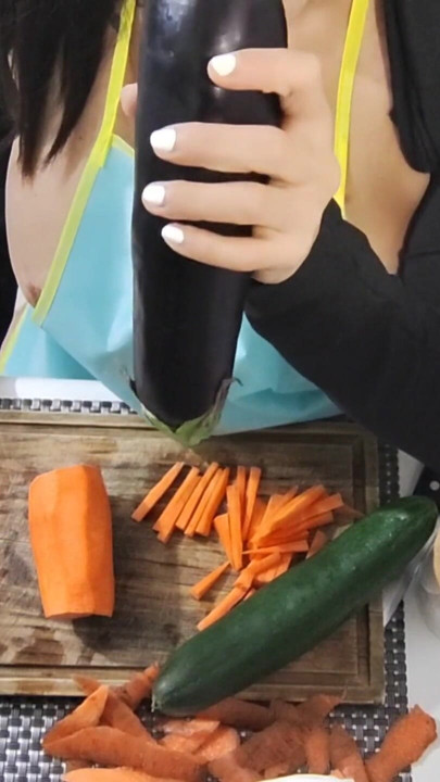 I shove a huge cucumber up my hungry asshole - Fetish | Clip 1