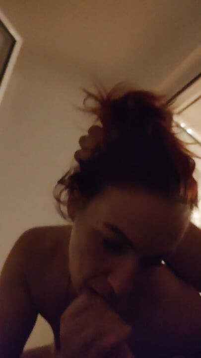 Hot Serbian MILF Sucking My Dick on a Break