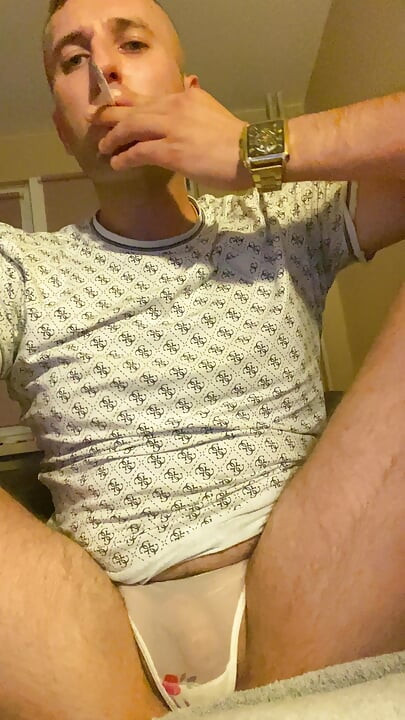 Polish hot Man is in his room solo cock Play