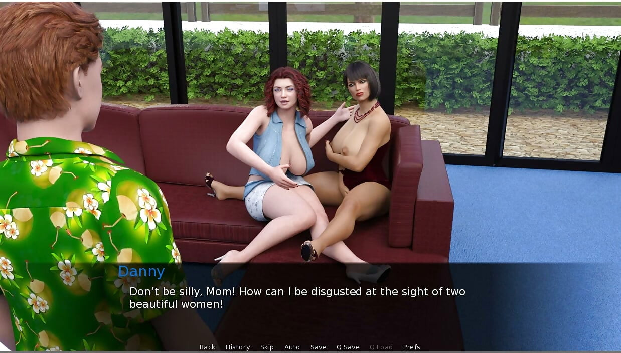 Milftopia - Gameplay - Roleplay - Perfect Body Stepsisters Lesbian and FFM Anal Sex