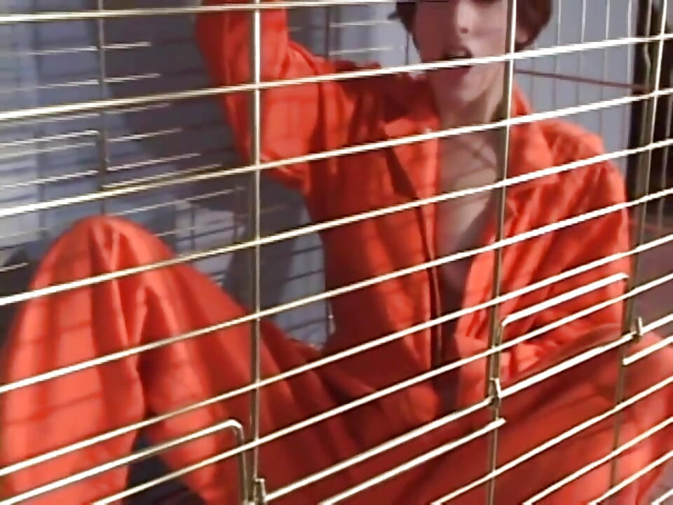 Slut girl needs to suck a big cock in the cage