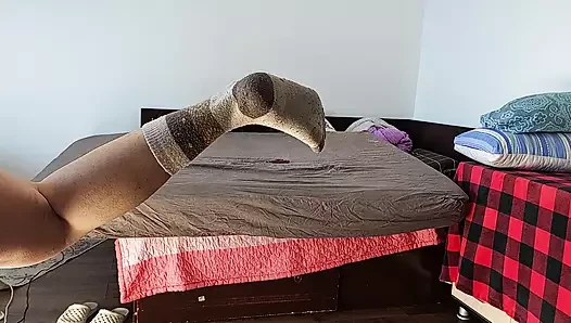 Upper Cuts porn video – Amateur wife having fun trying on clothes that she cuts.