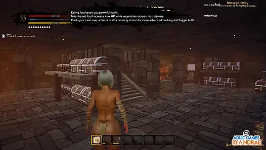 Ep11: Stonehouse Upgrades: Wicked Island'da oda/banyo ve bronz silah üretiliyor