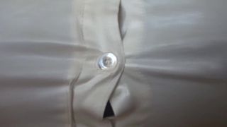 lots of cum on this satin blouse