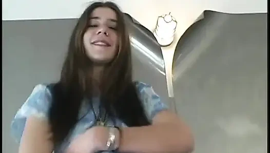 Korkunç kıllı klasik güzel hippi Jasmyne'i sikiyor