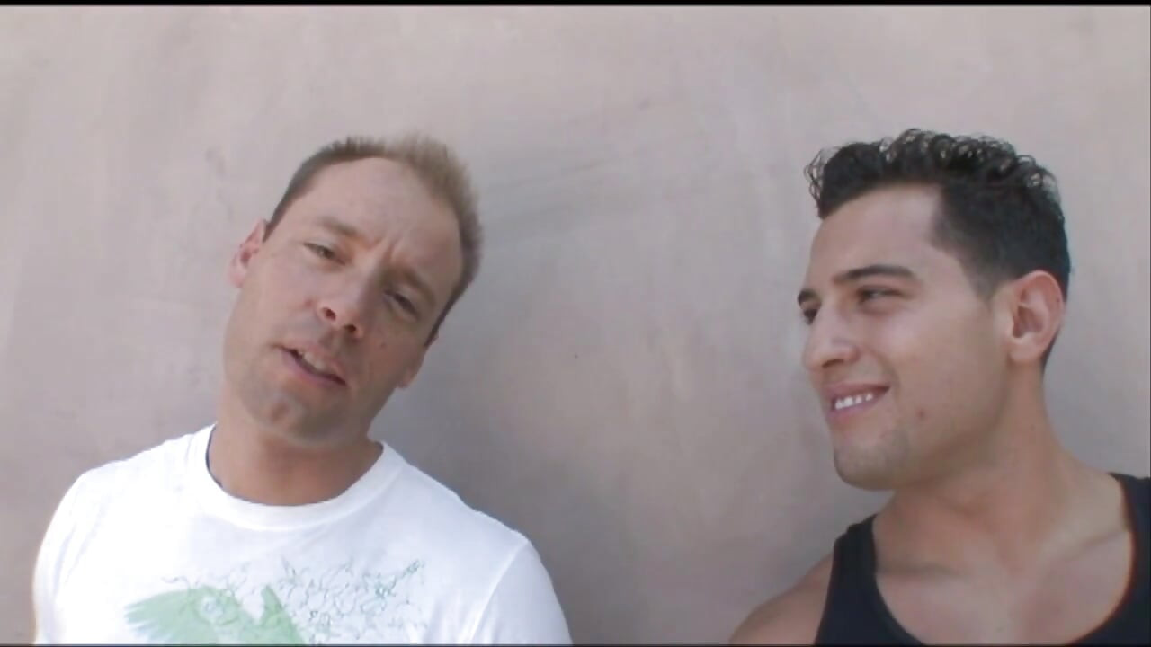 Two boys sharing a slutty blonde