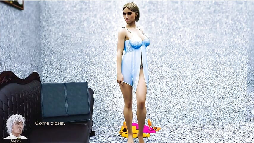 Solicitud especial - juego de juego - juego de roles - poniendo lencería sexy para complacer al cliente