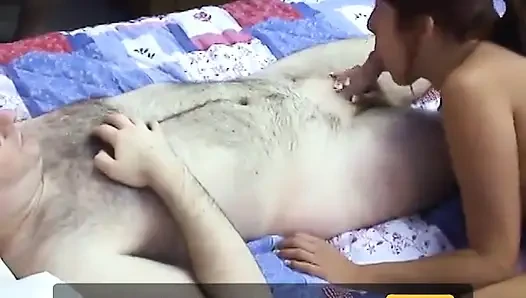White pecker crams mature brunette's meaty pussy on the bed