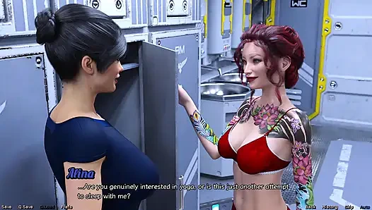 Gestrandet Im All - Stripperin MILF Zeigt Ihre Großen Titten