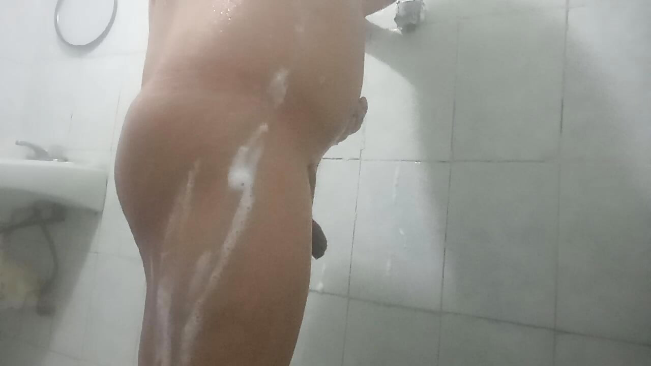 I shave my cock while I take a nice shower.
