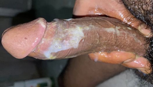 Big Cock oil massage in bathroom  big dick boy dick monster cock