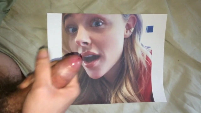 Chloe Moretz cum tribute 12